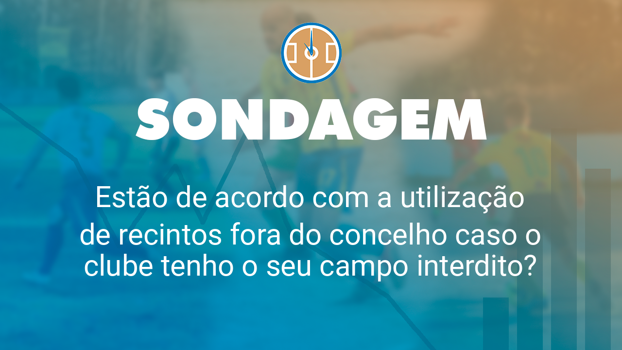 Estão de acordo com a utilização de recintos fora do concelho caso o clube tenho o seu campo interdito?